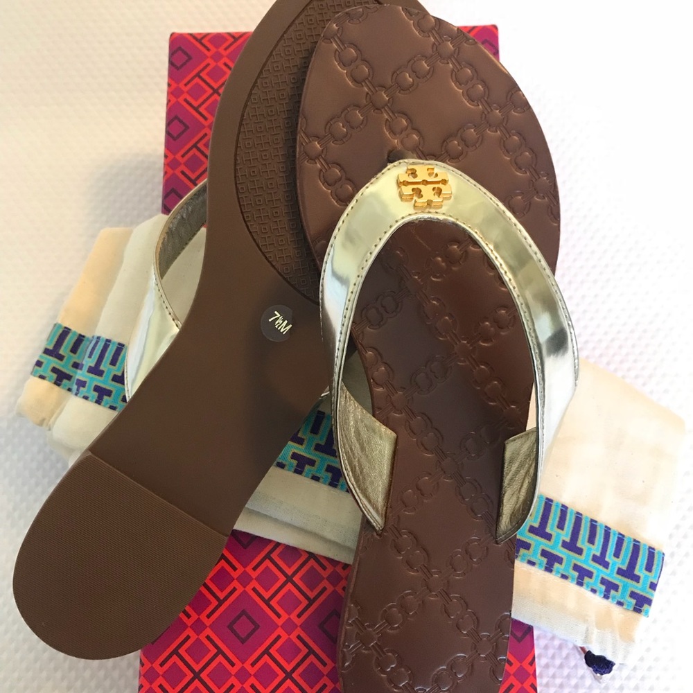💯 Authentic Tory Burch ~ Monroe Thong Sandal